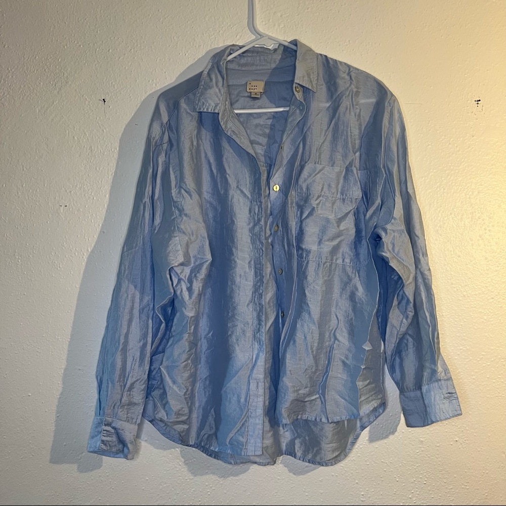 A New Day light blue blouse